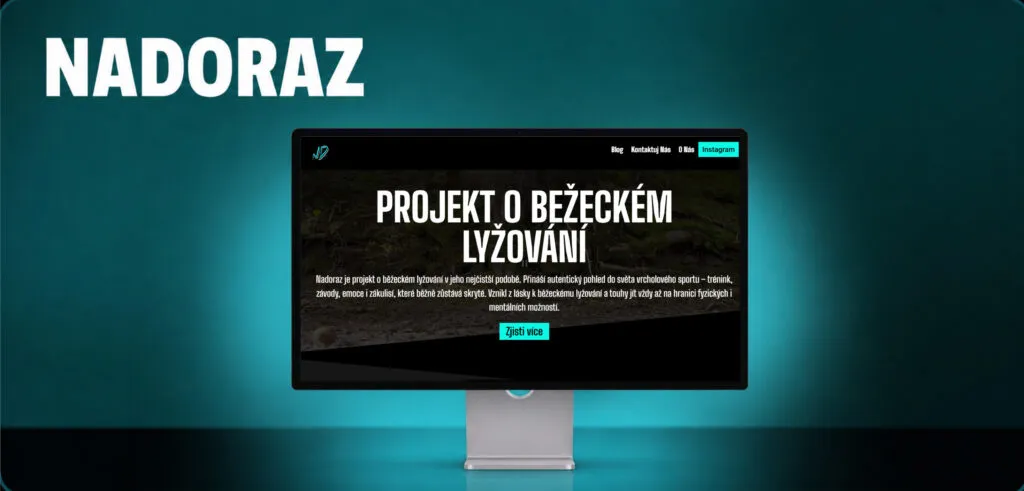 Nadoraz – web na wordpressu a měření